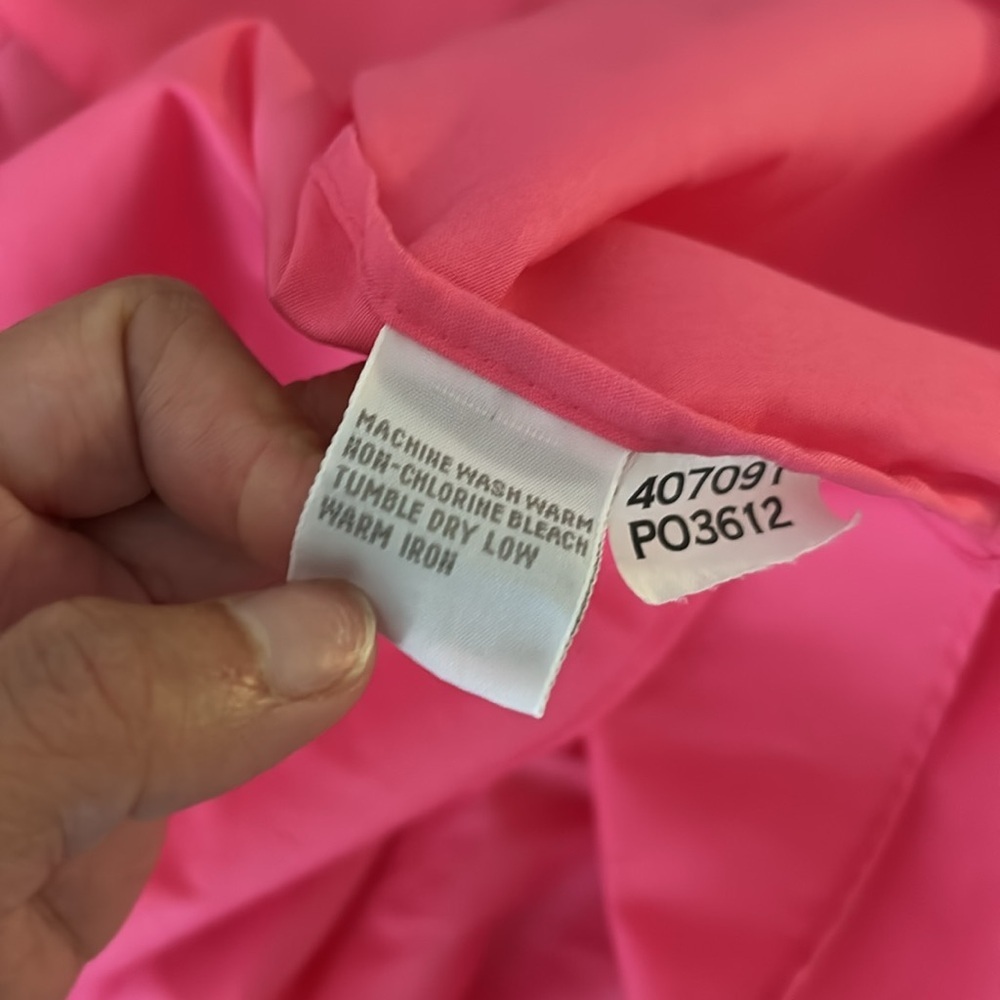 Foxcroft Fuchsia Button-Up Blouse Size 4 - image 7